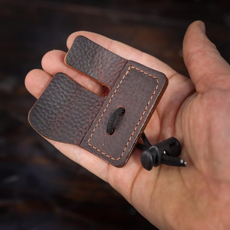 Shatterproof Archery Split Finger Archery Shooting Tab | Real Leather | Made in USA - Image 2